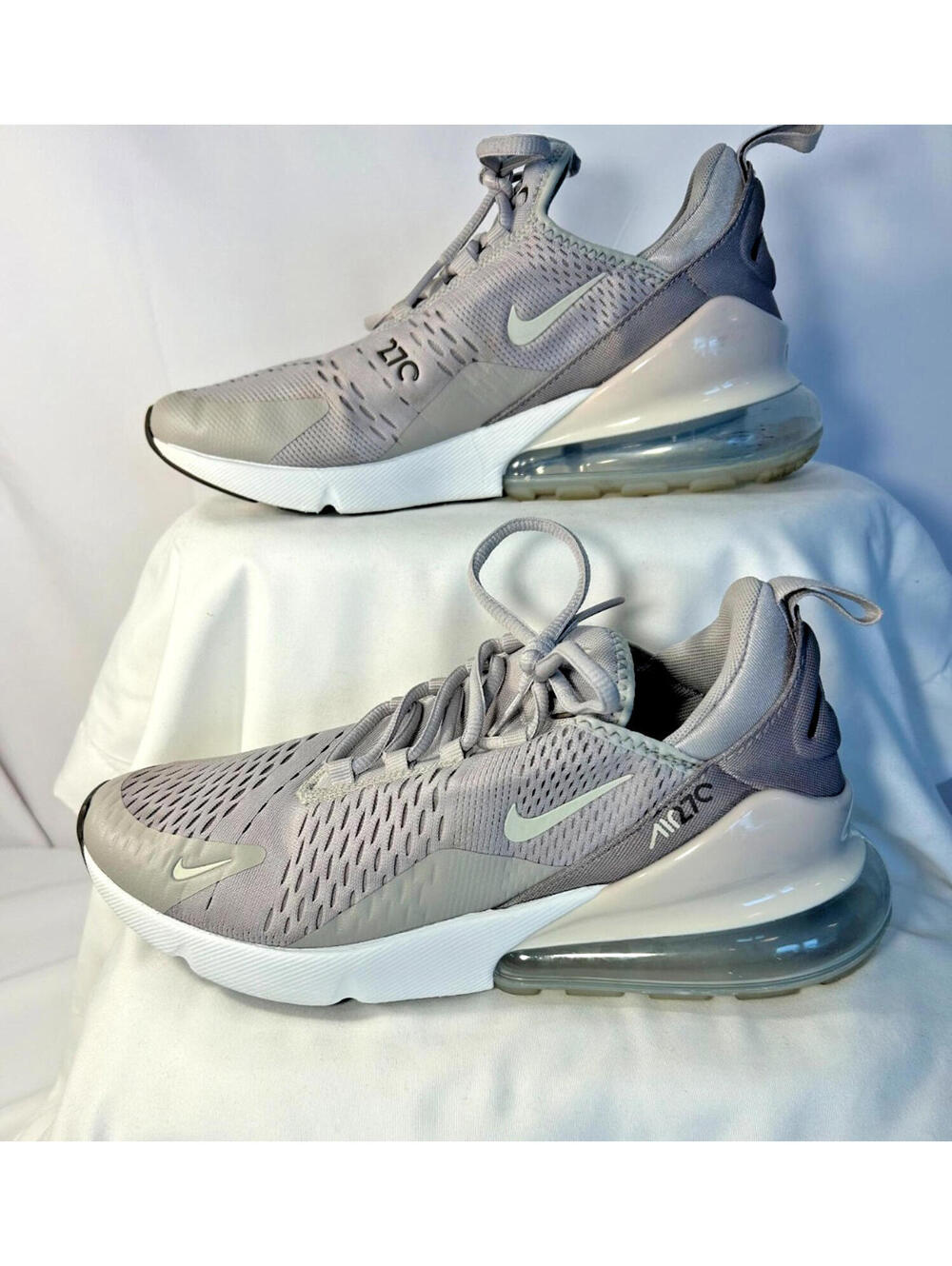 Nike Air Max 270 Womens 9.5 US 7UK Iron Grey Low Sneakers Shoes Trainers